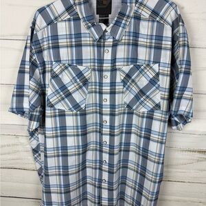 5.11 Tactical Blue and White Plaid Shirt